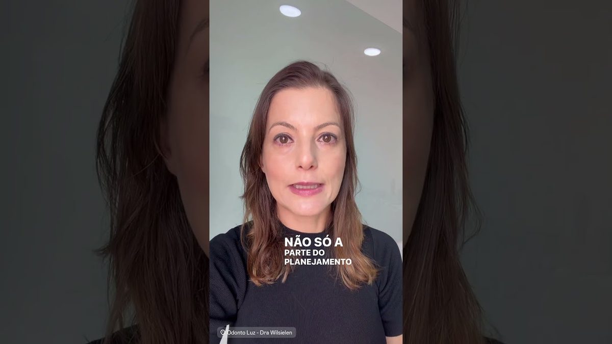 Dra. Wilsielen Sanches Luz, da Odonto Luz, em vídeo sobre usar aparelho ortodôntico há anos sem ver resultado