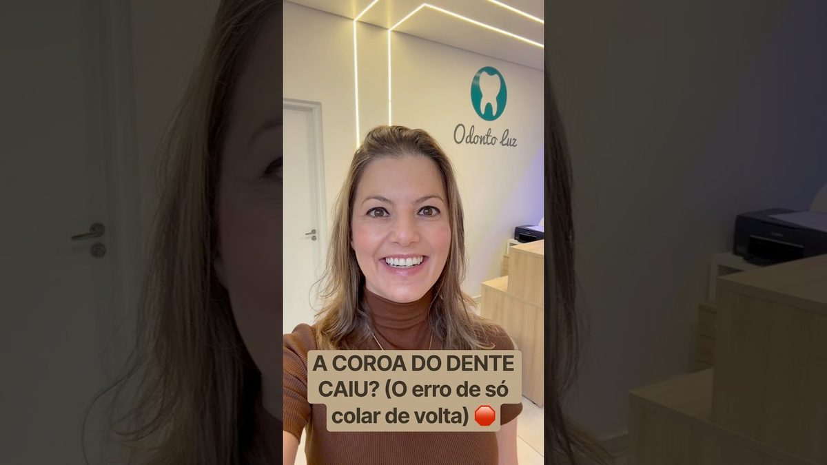 Coroa do dente caiu: dá para recolocar ou precisa de outra?