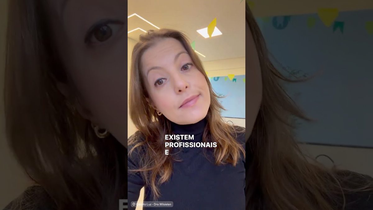 Dra. Wilsielen Sanches Luz, da Odonto Luz, em vídeo sobre a ideia de que dente fraco é hereditário