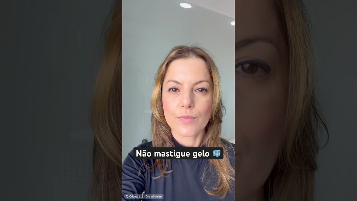 Dra. Wilsielen Sanches Luz, da Odonto Luz, em vídeo sobre dente trincado e dor ao morder