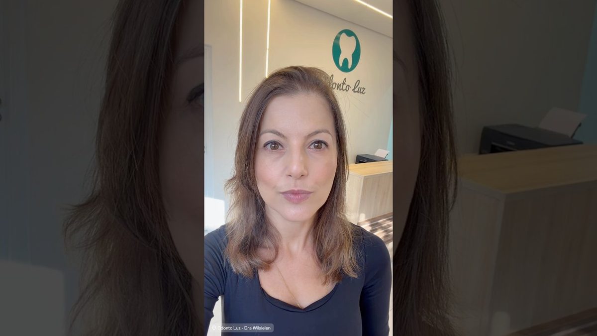 Dra. Wilsielen Sanches Luz, da Odonto Luz, em vídeo sobre desgaste no dente e tratamento de canal